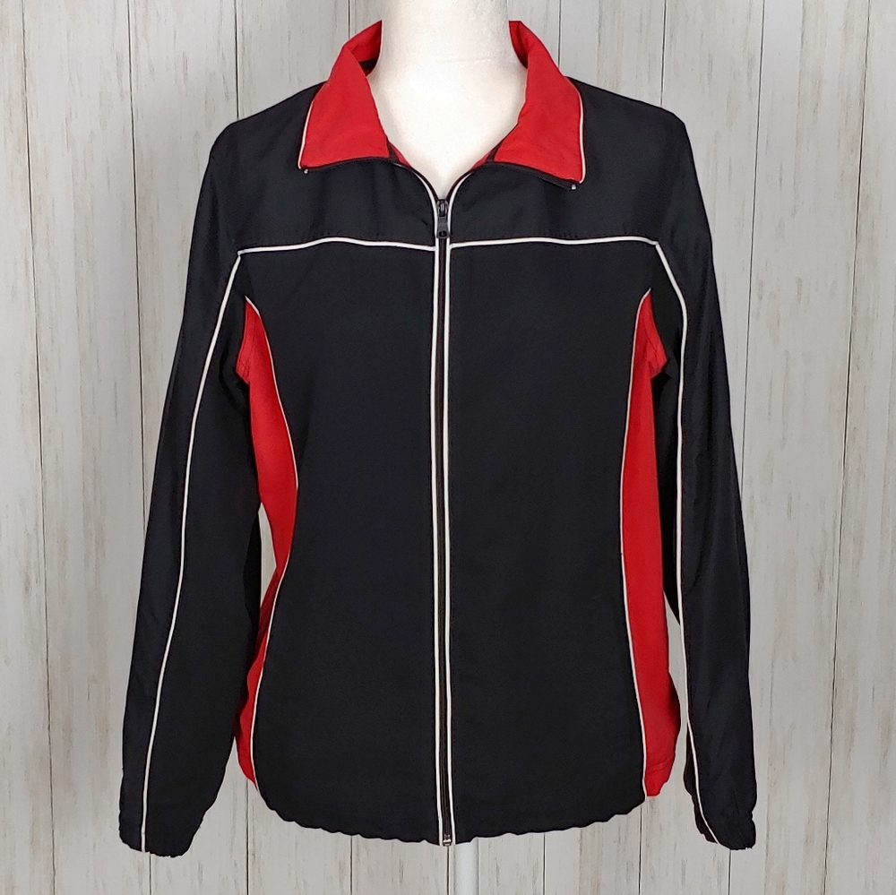 Tangerine Full Zip Windbreaker Jacket